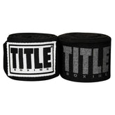 Handwraps Title Boxing Power-Flex Elite 180" Fist Wraps Black (2"x180 inch/4.5m)